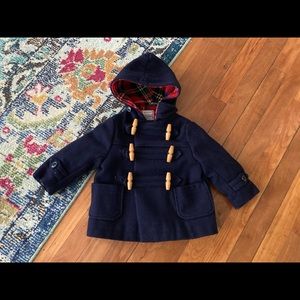 Children’s made in England wool pea coat 2T #p2